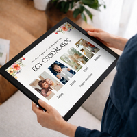 Csodálatos mama - 4 képes személyre szabható falikép