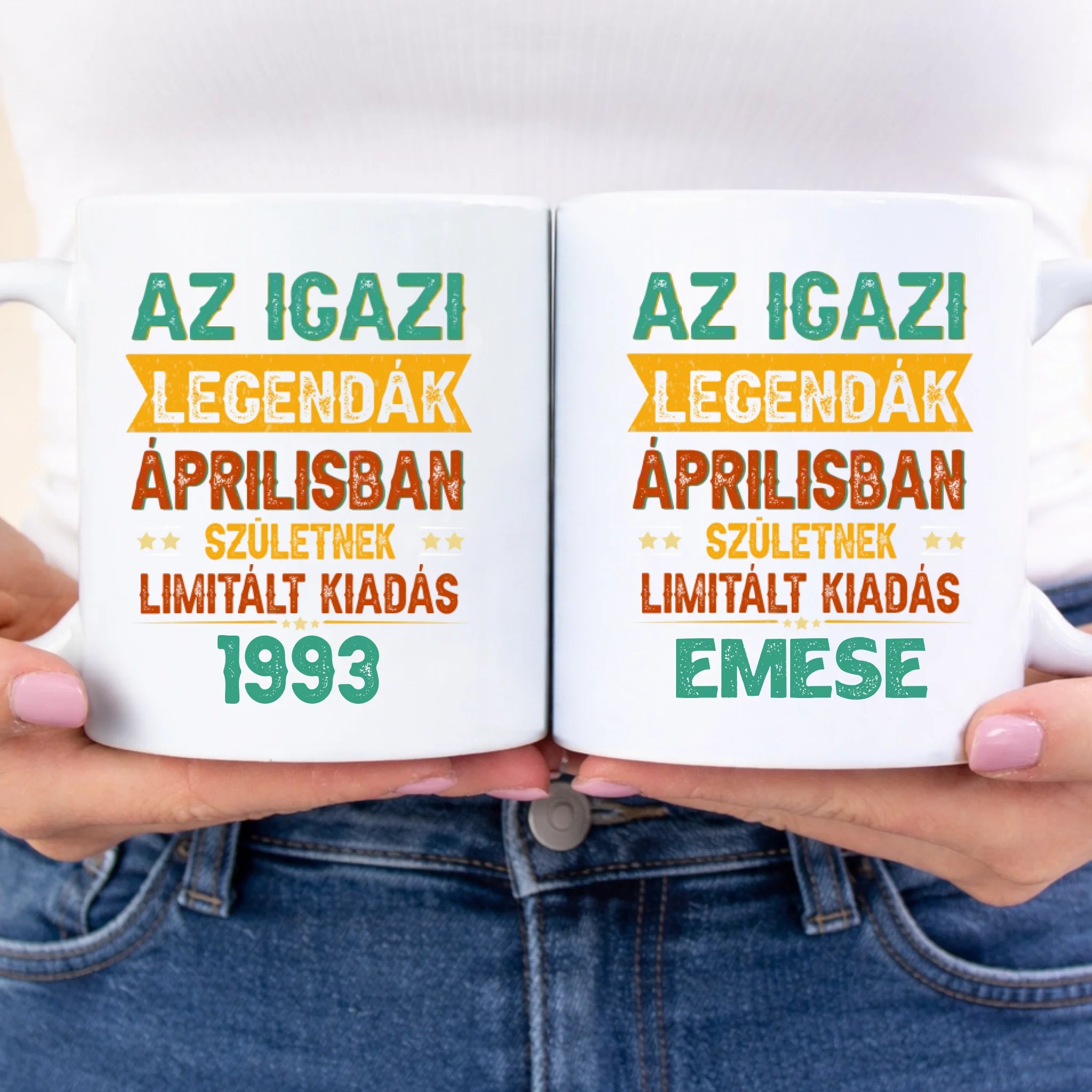Az igazi legendák egyedi születésnapi ajándék bögre