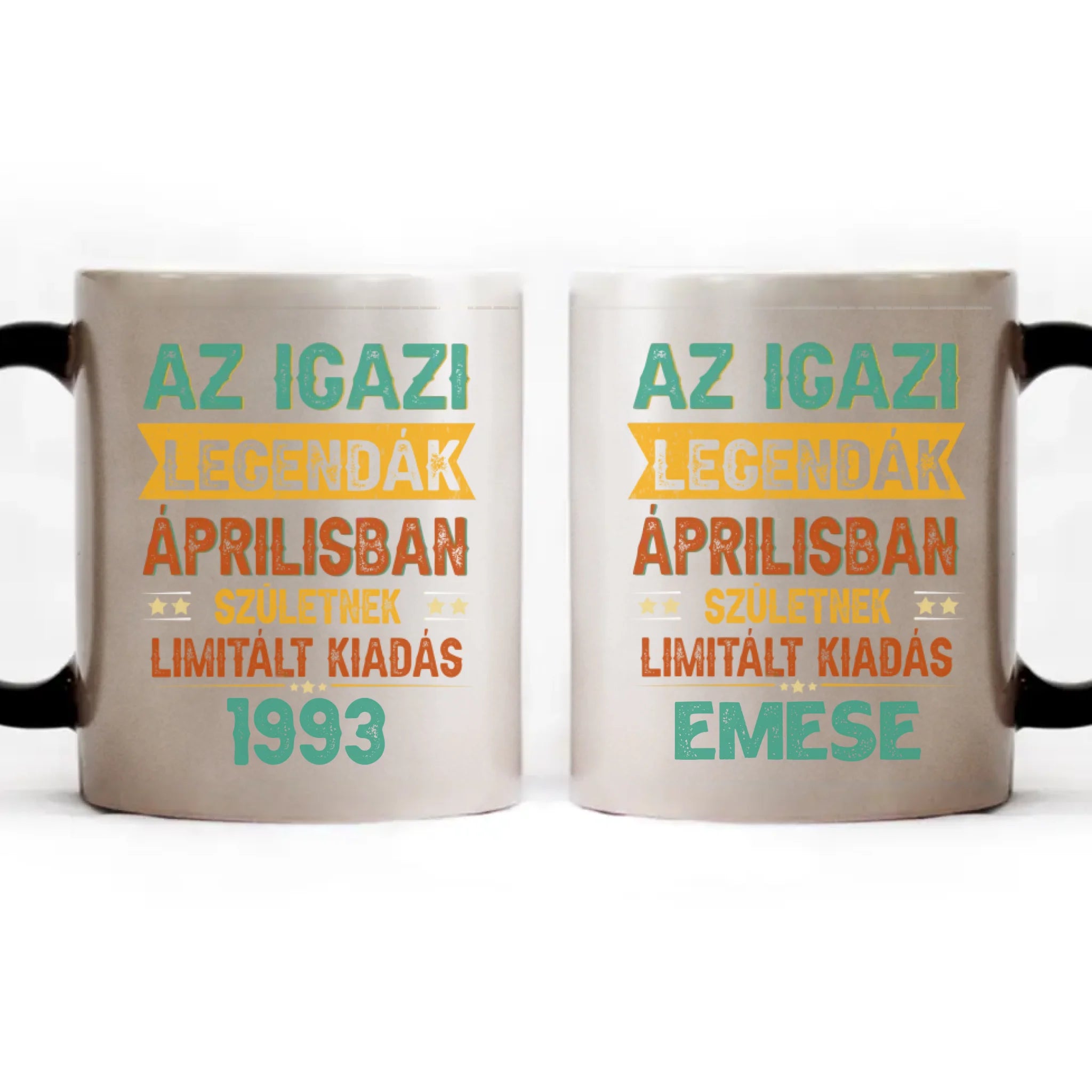 Az igazi legendák egyedi születésnapi ajándék bögre