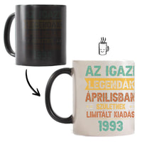 Az igazi legendák egyedi születésnapi ajándék bögre