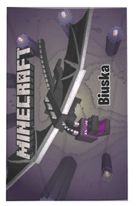 Egyedi Minecraft pléd Ender dragon mintával – tökéletes ajándék gyerekeknek