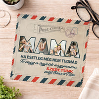 	 Ta vagy a legjobb nagymama egyedi szemüvegtörlő kendő mamáknak saját képpel és névvel