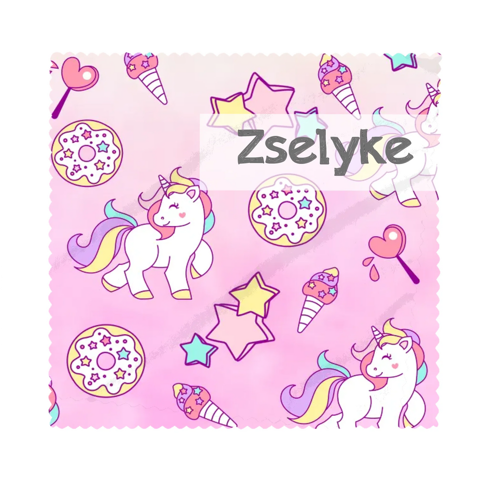 Névre szóló lányos mintás szemüvegtörlő kendő