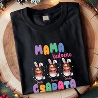 Mama kedvenc csapata húsvéti póló akár 4 unokával