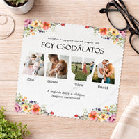 Csodálatos anya - 4 képes egyedi szemüvegtörlő kendő