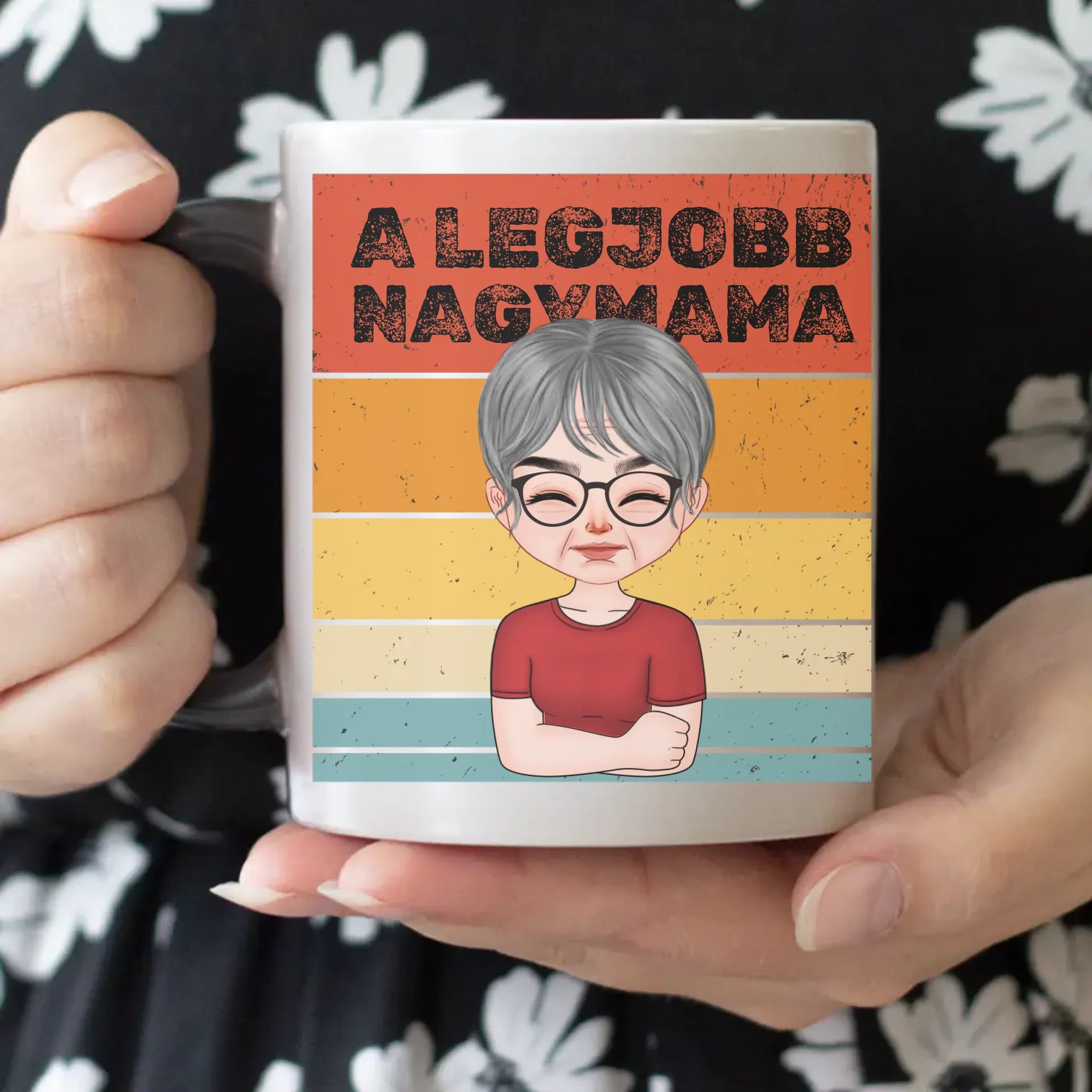 A legjobb Mama bögre szerkeszthető karakterekkel