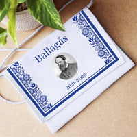 Ballagási tarisznya - klasszikus kék népi mintával