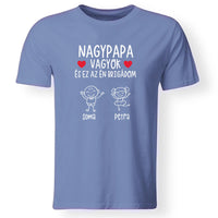 Nagypapa brigádja póló akár 6 unokával