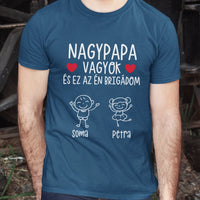 Nagypapa brigádja póló akár 6 unokával