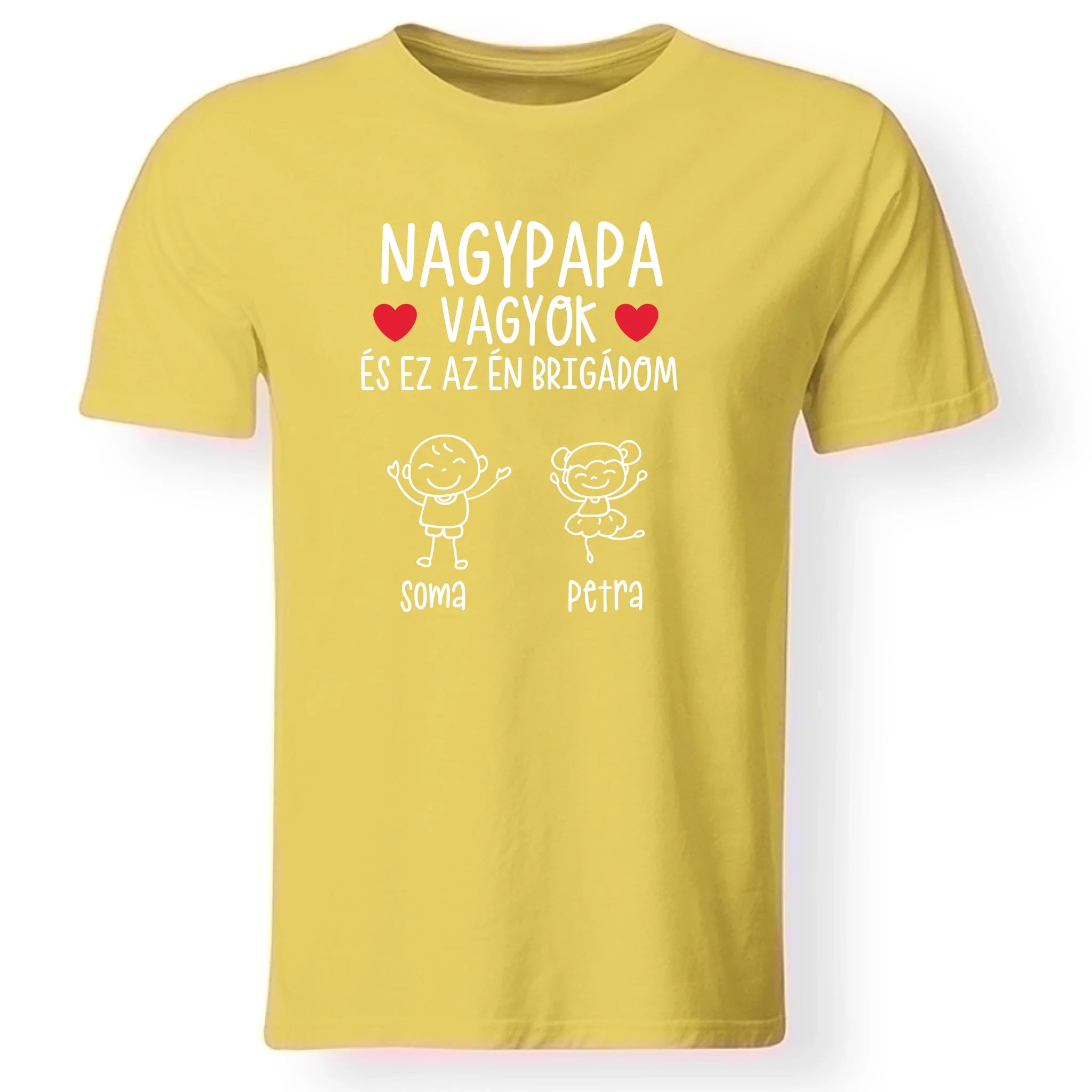 Nagypapa brigádja póló akár 6 unokával