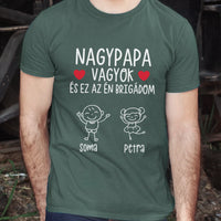 Nagypapa brigádja póló akár 6 unokával