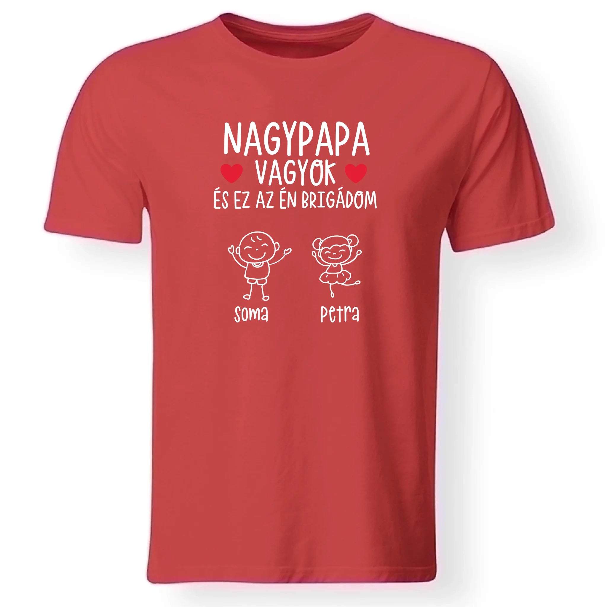 Nagypapa brigádja póló akár 6 unokával