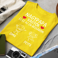 Nagypapa brigádja póló akár 6 unokával