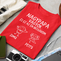 Nagypapa brigádja póló akár 6 unokával