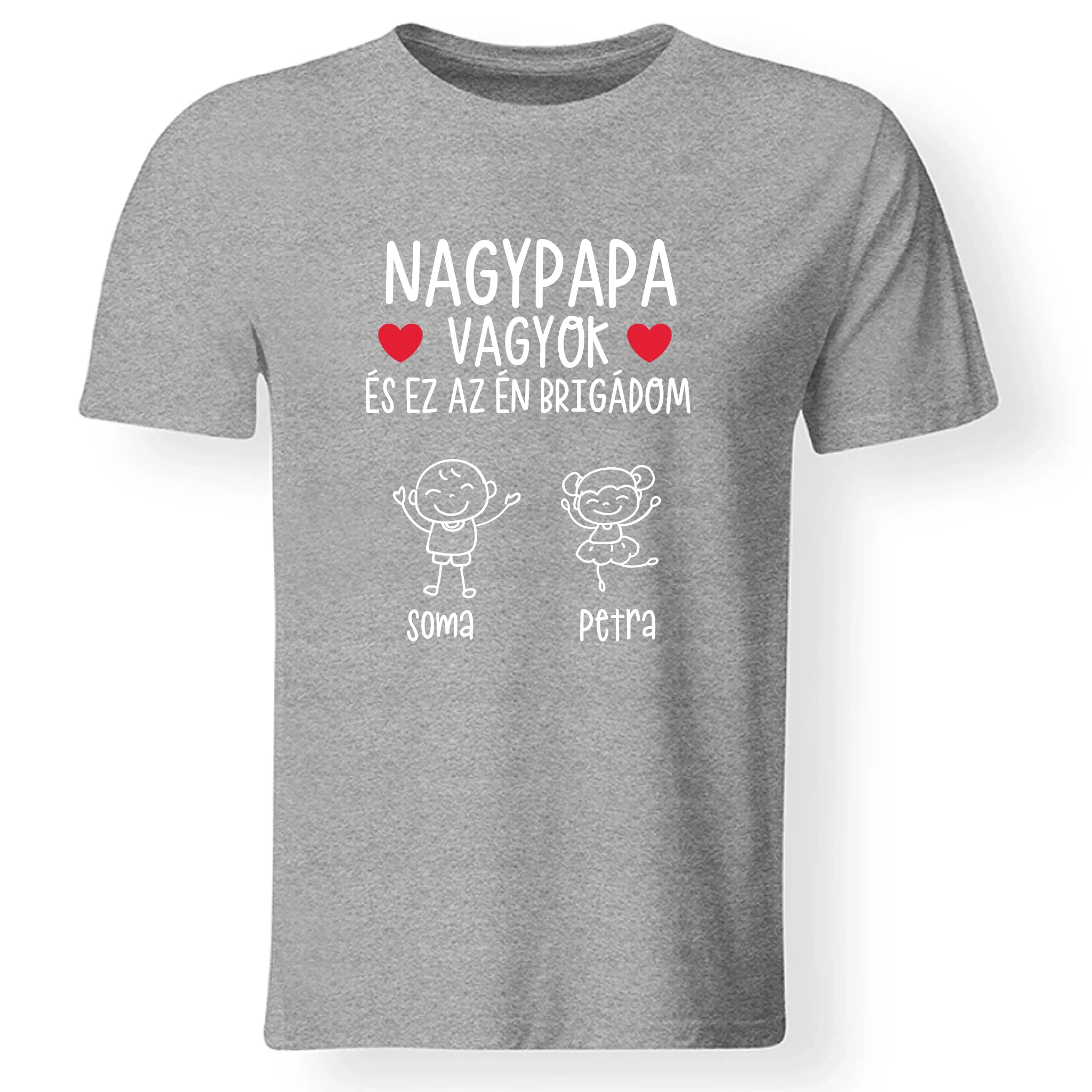 Nagypapa brigádja póló akár 6 unokával