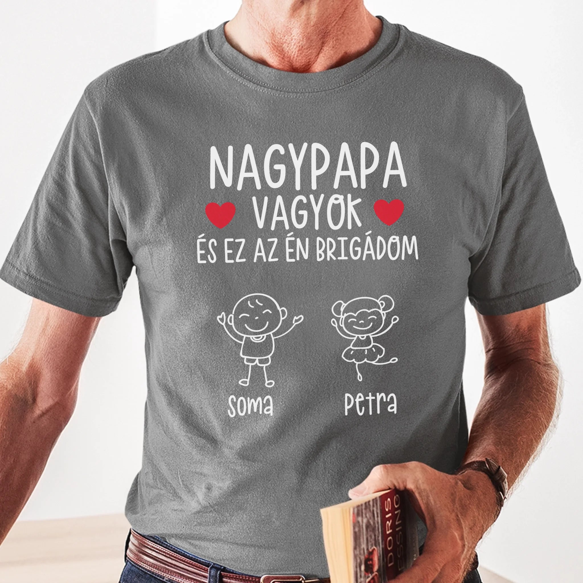Nagypapa brigádja póló akár 6 unokával