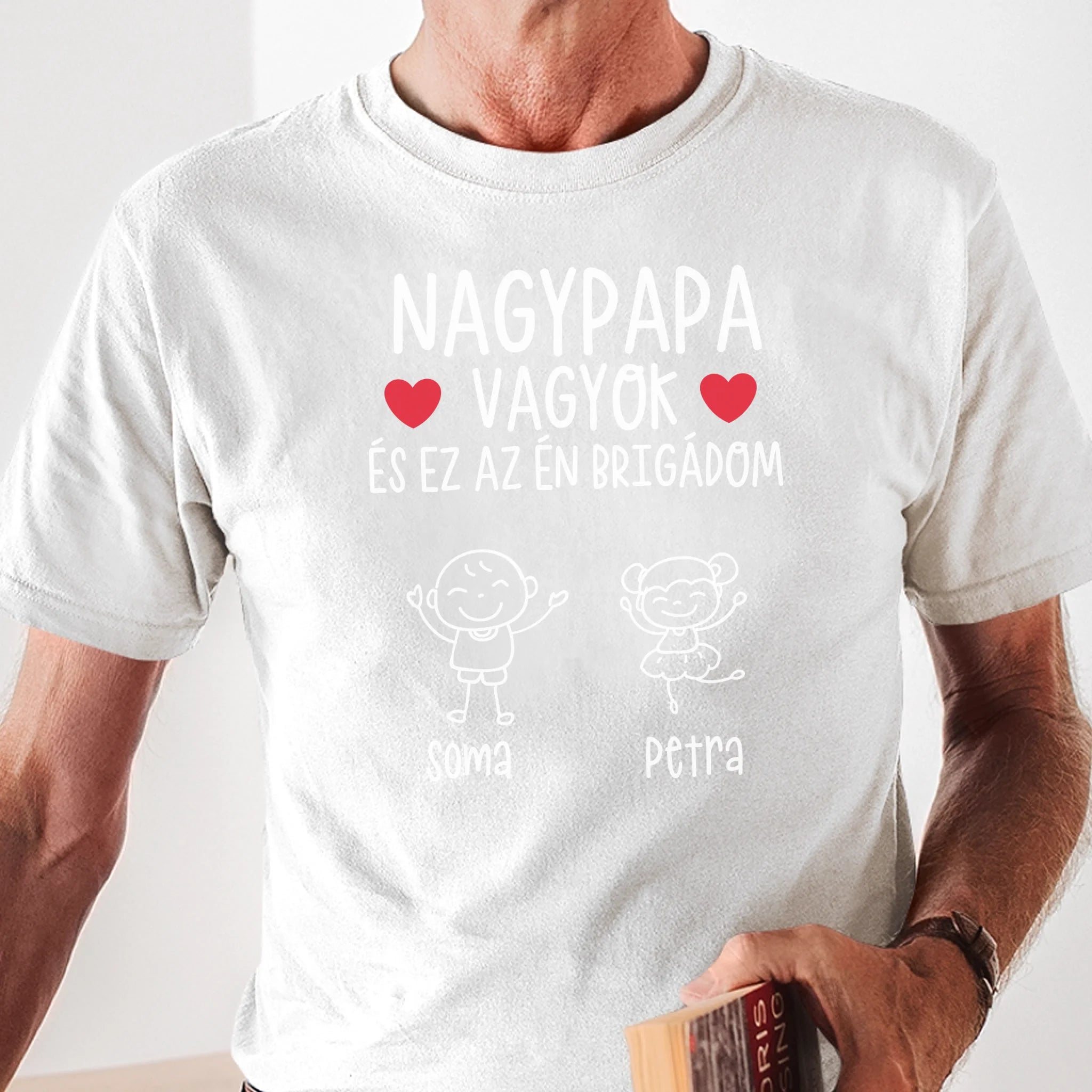 Nagypapa brigádja póló akár 6 unokával