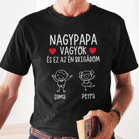 Nagypapa brigádja póló akár 6 unokával