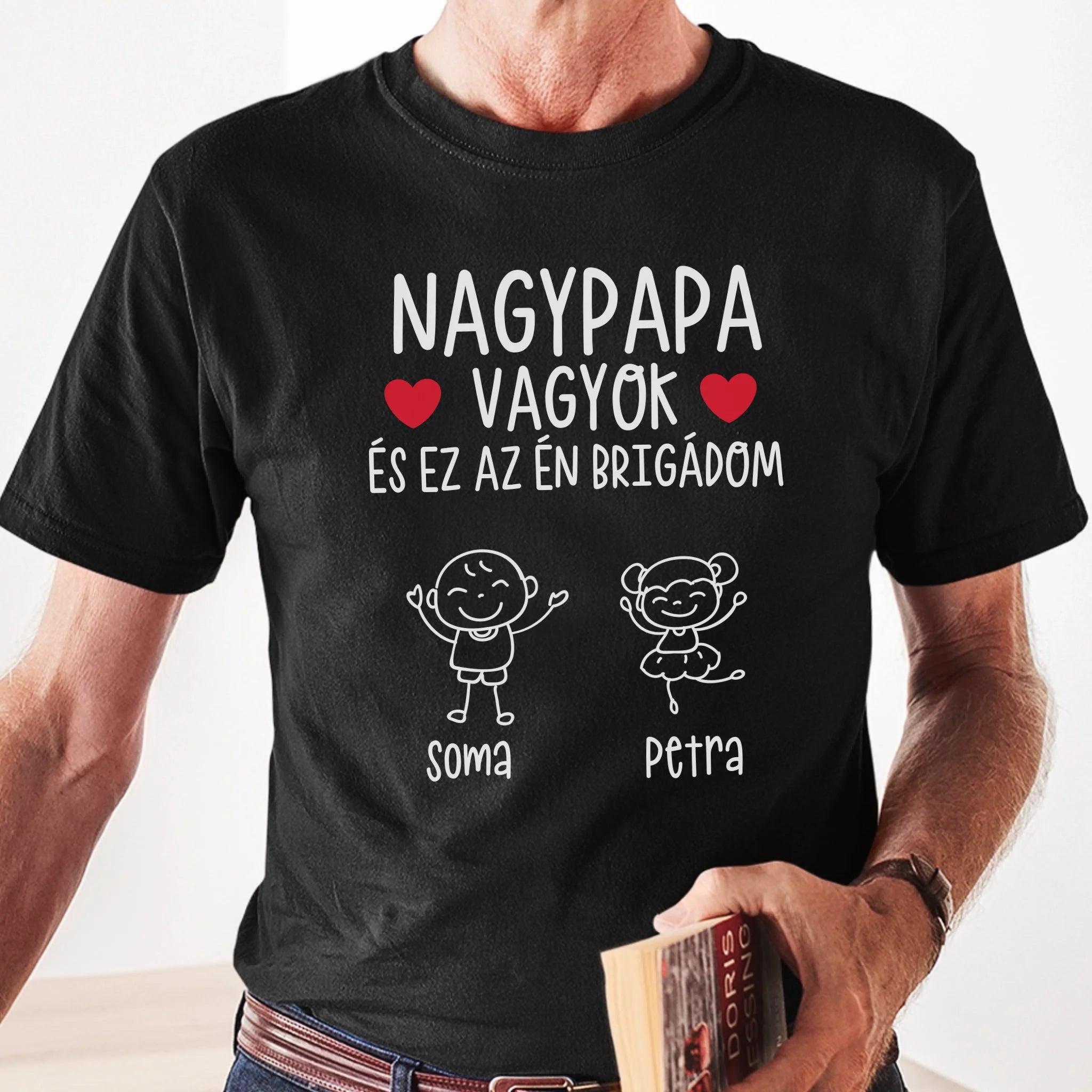Nagypapa brigádja póló akár 6 unokával