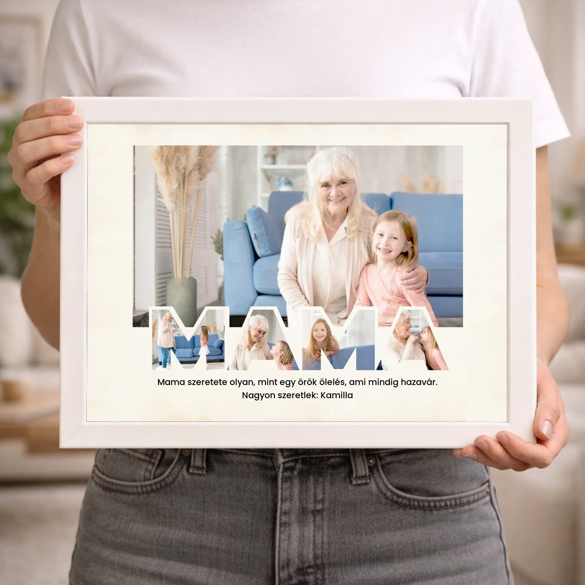 Egyedi fényképes falikép mamáknak 5 fotóval