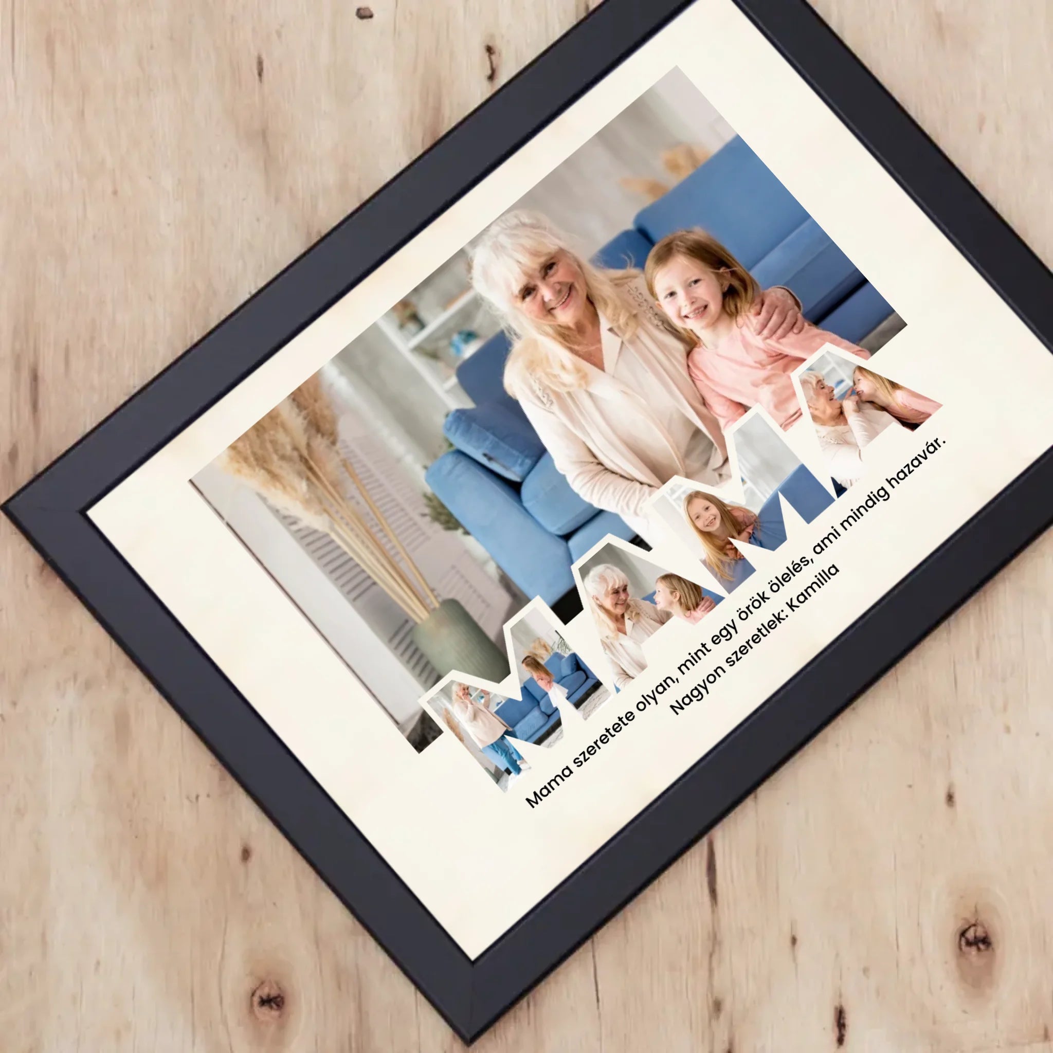 Egyedi fényképes falikép mamáknak 5 fotóval