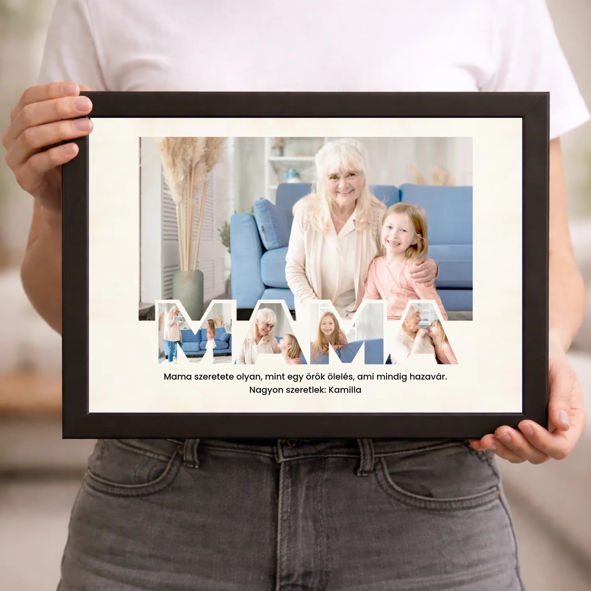 Egyedi fényképes falikép mamáknak 5 fotóval