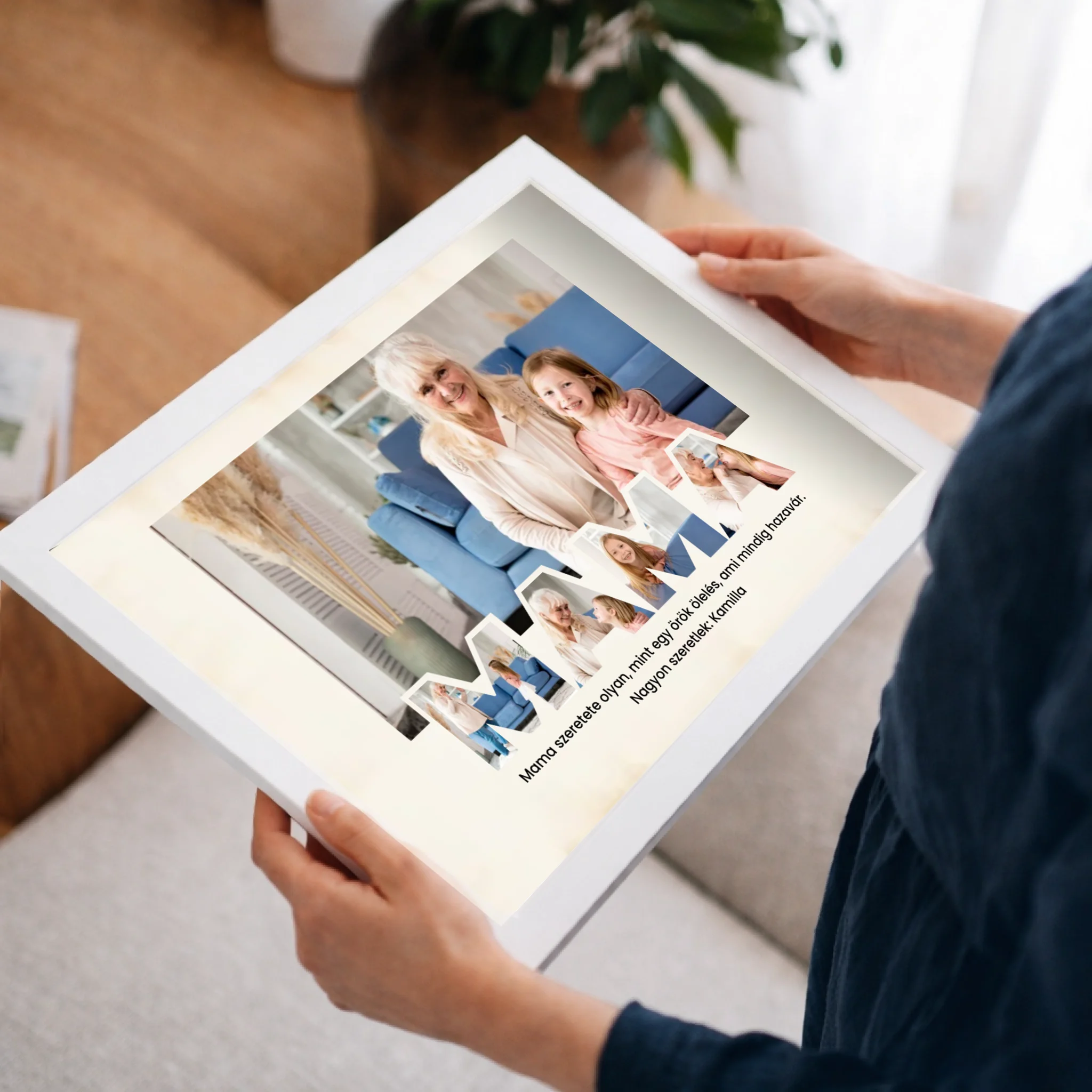 Egyedi fényképes falikép mamáknak 5 fotóval