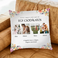 Csodálatos anya - 4 képes egyedi fullprint párna