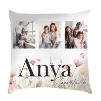 Anya szeretünk - egyedi képes fullprint párna választható felirattal