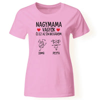 Ajándék Mamáknak - Nagymama brigádja póló nőknek akár 6 unokával