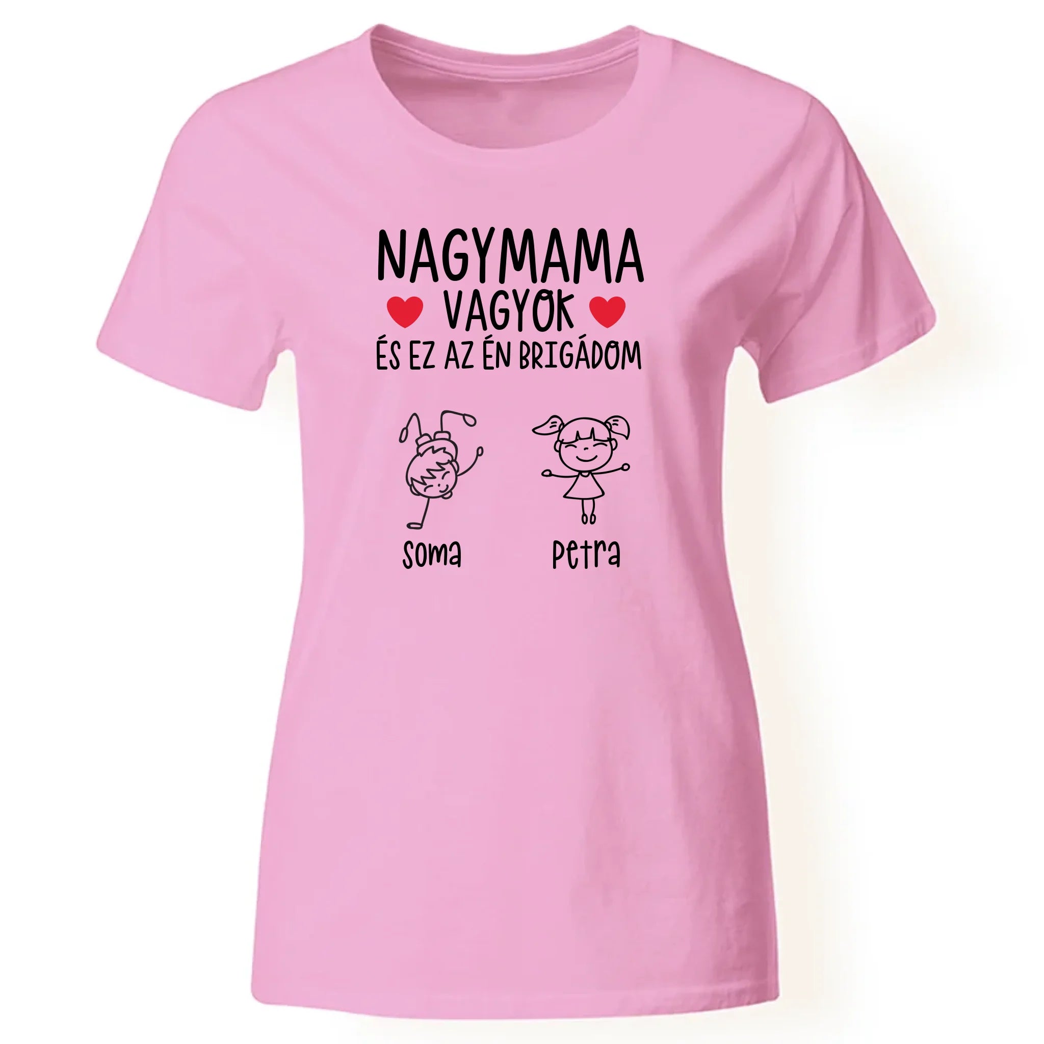 Ajándék Mamáknak - Nagymama brigádja póló nőknek akár 6 unokával
