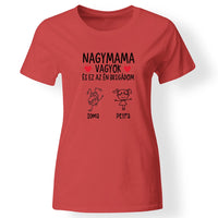 Ajándék Mamáknak - Nagymama brigádja póló nőknek akár 6 unokával