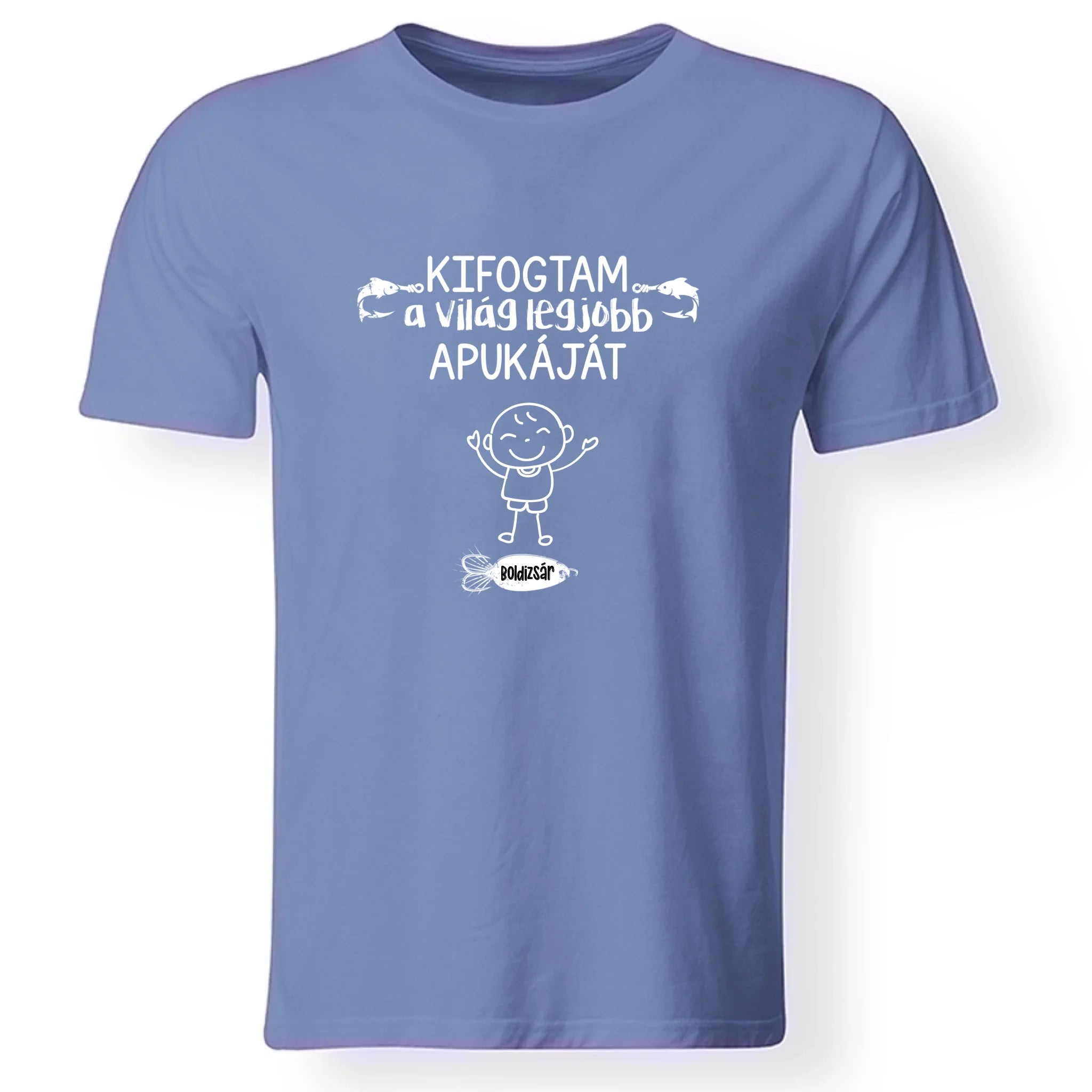 Ajándék Apáknak - kifogtam a világ legjobb apukáját horgász apa póló