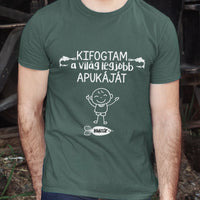 Ajándék Apáknak - kifogtam a világ legjobb apukáját horgász apa póló