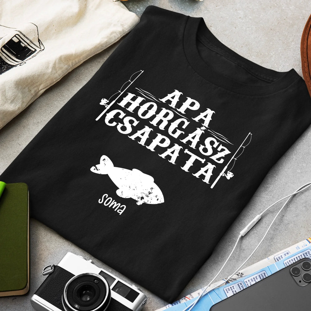 Ajándék Apáknak - kifogtam a világ legjobb apukáját horgász apa póló