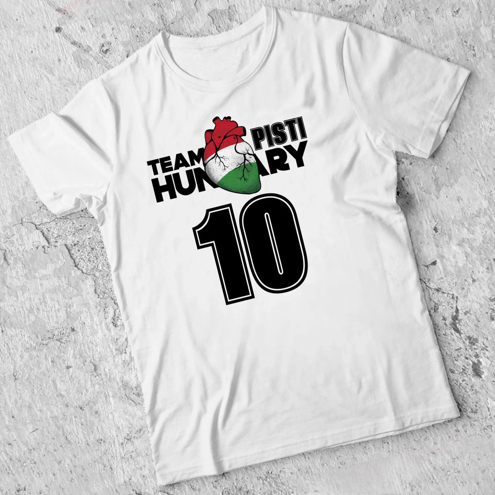 Team Hungary magyar mez póló egyedi névvel