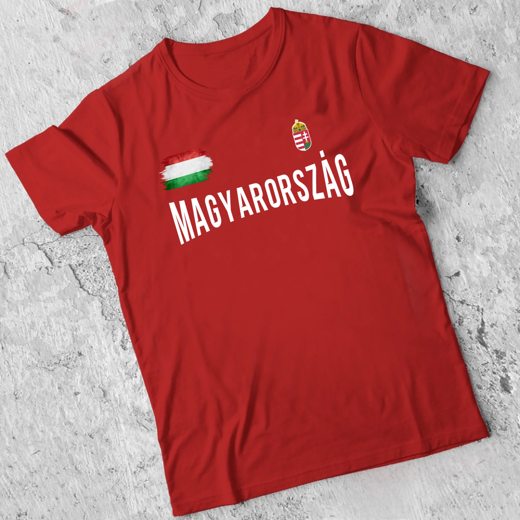 Egyedi magyar mez póló zászlóval és számmal