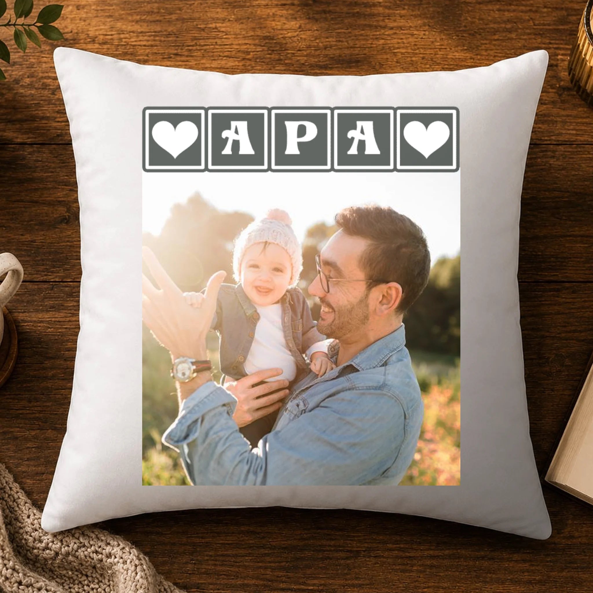 Apák napi párna 1 képpel