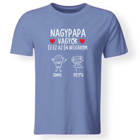 Nagypapa brigádja póló akár 6 unokával