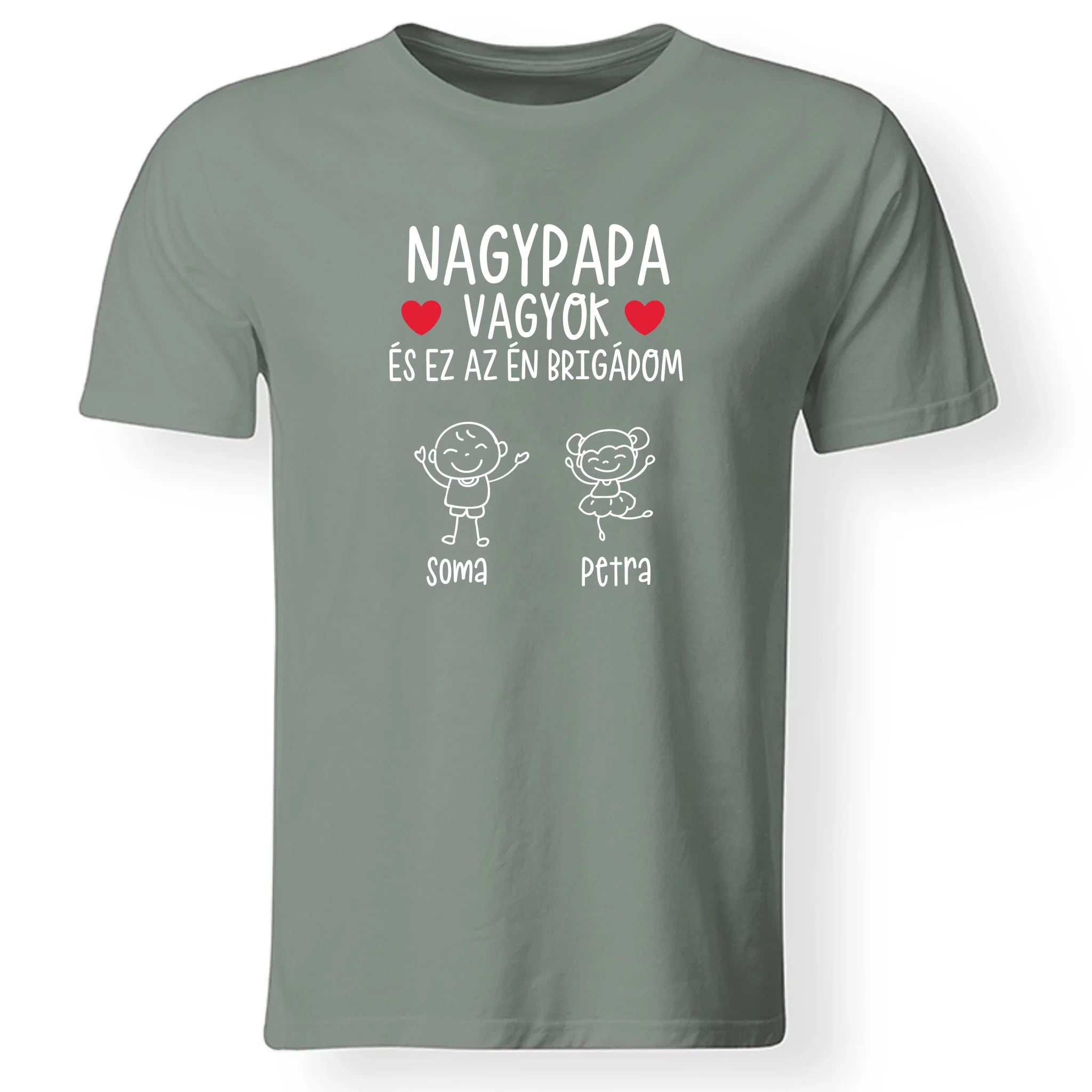 Nagypapa brigádja póló akár 6 unokával