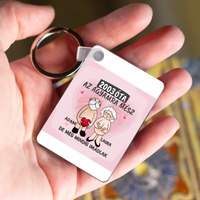 Még mindig imádlak vicces valentin napi kulcstartó