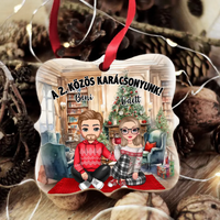 Cuki páros karácsonyfadísz