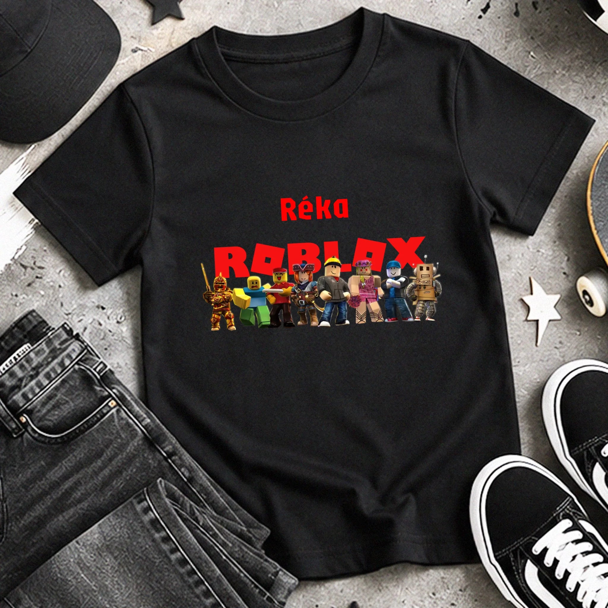 Roblox harcos póló gyerekeknek