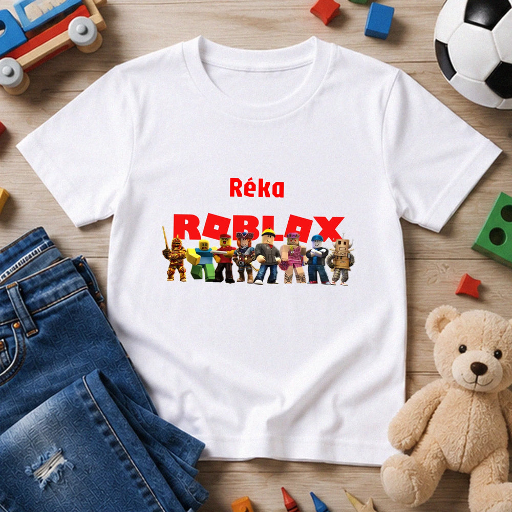 Roblox harcos póló gyerekeknek