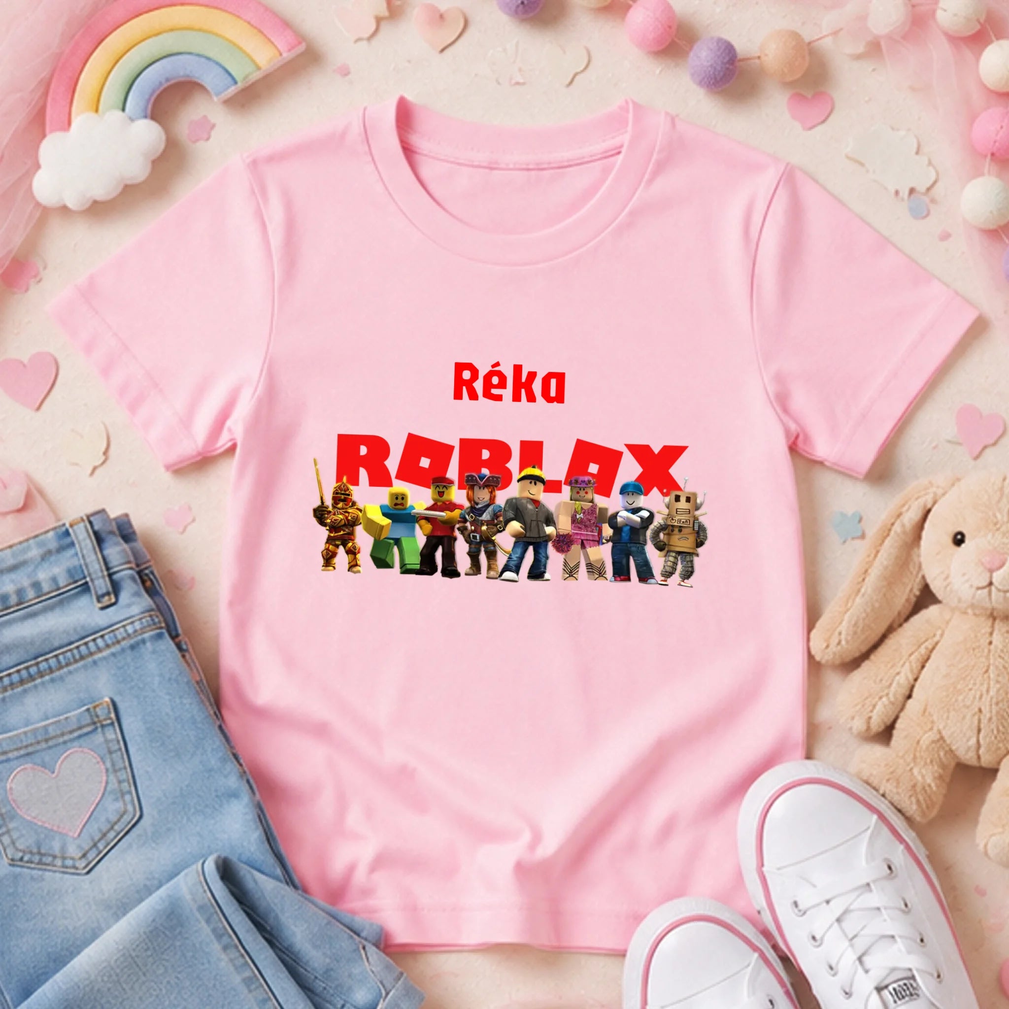 Roblox harcos póló gyerekeknek