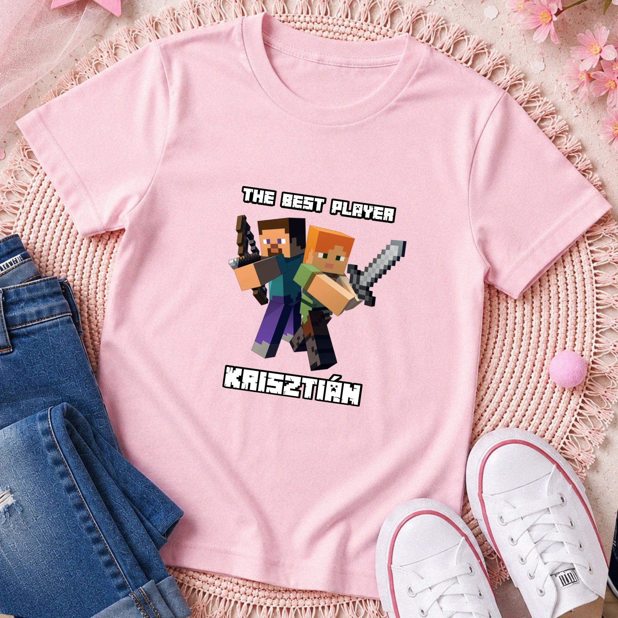  Minecraft póló gyerekeknek