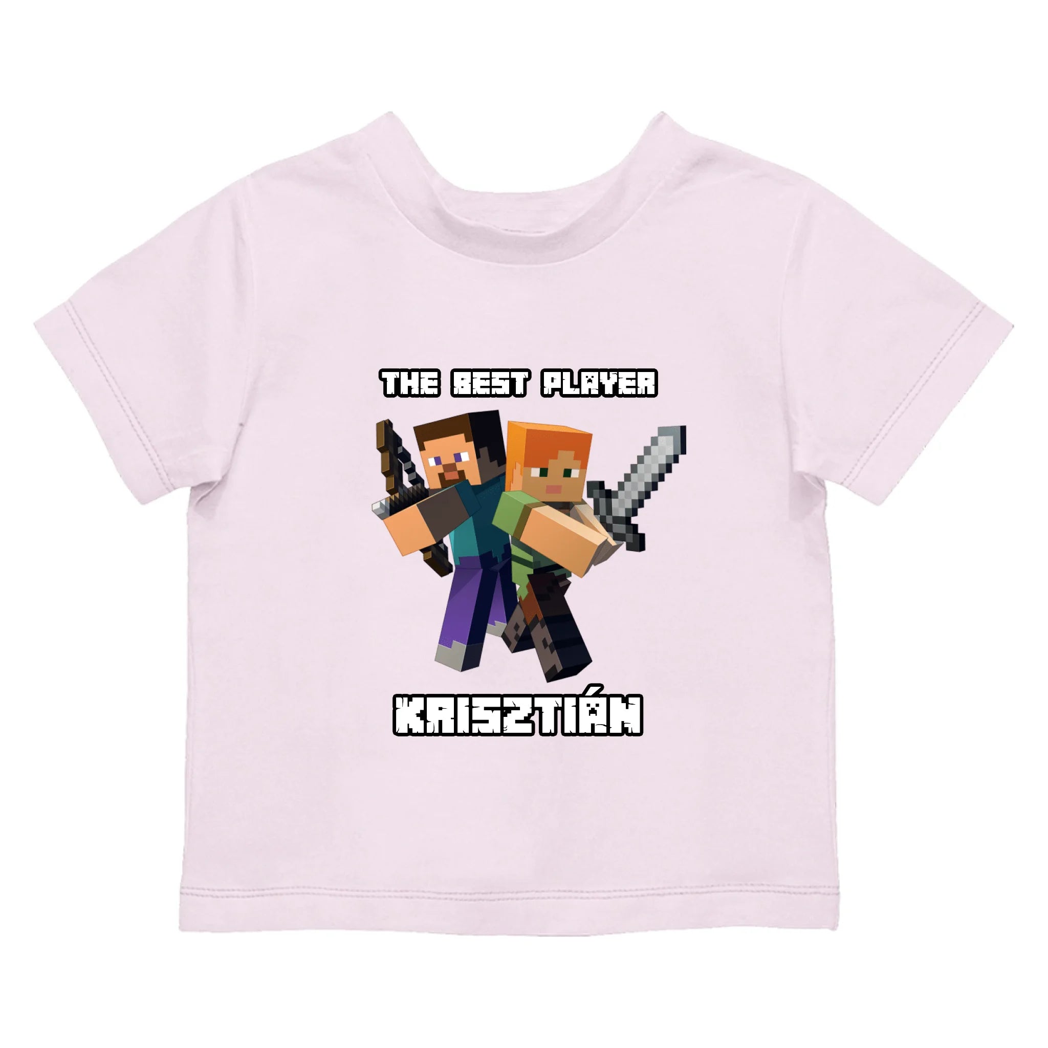 Minecraft póló gyerekeknek