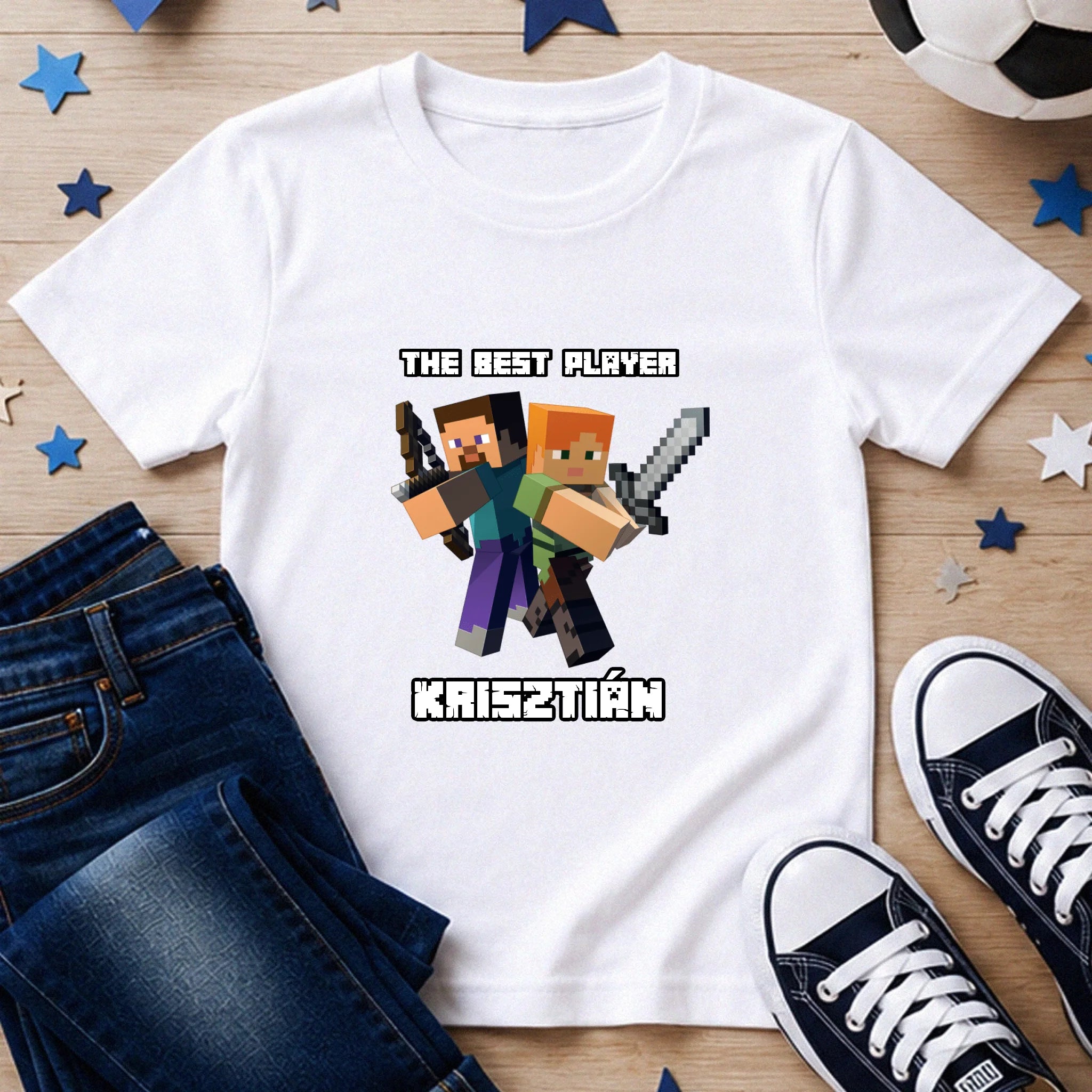  Minecraft póló gyerekeknek