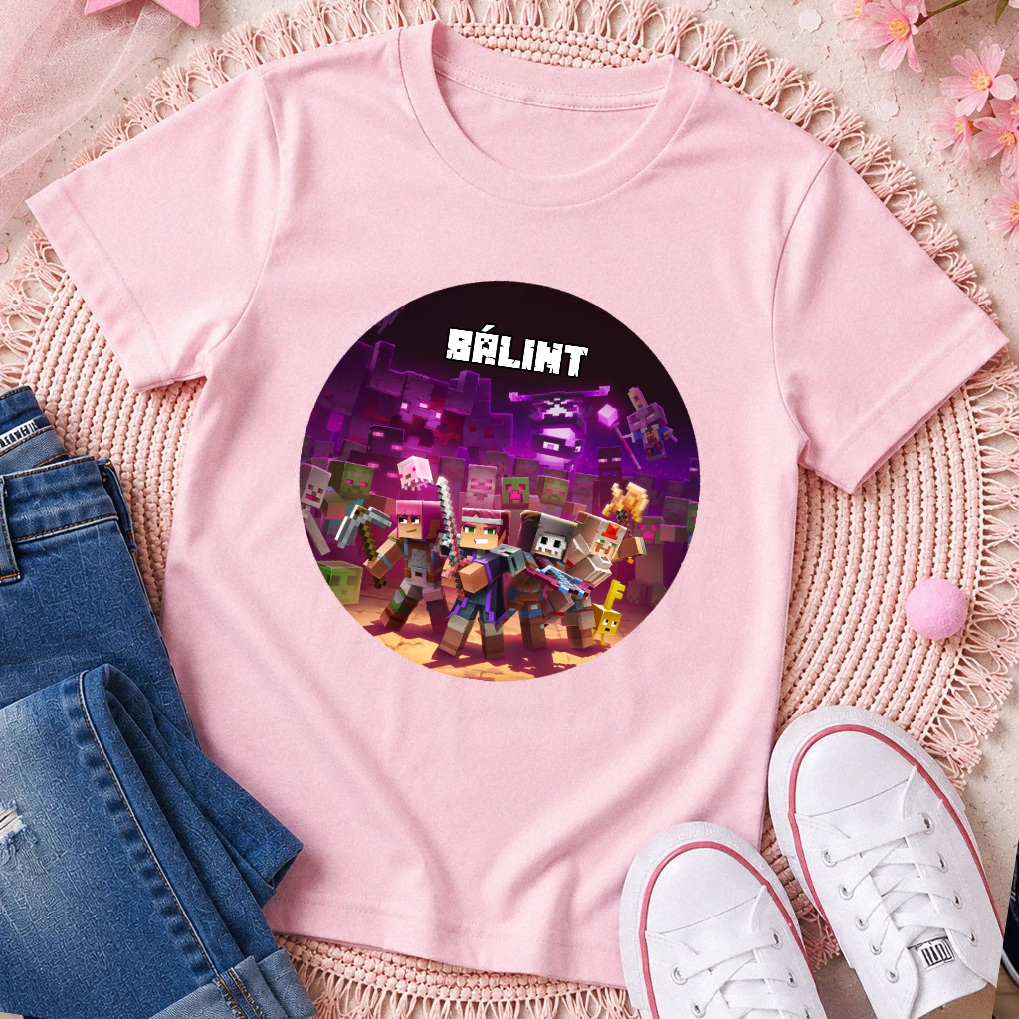 Minecraft bánya póló gyerekeknek
