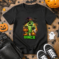  Minecraft mintás halloweeni gyerek póló egyedi névvel